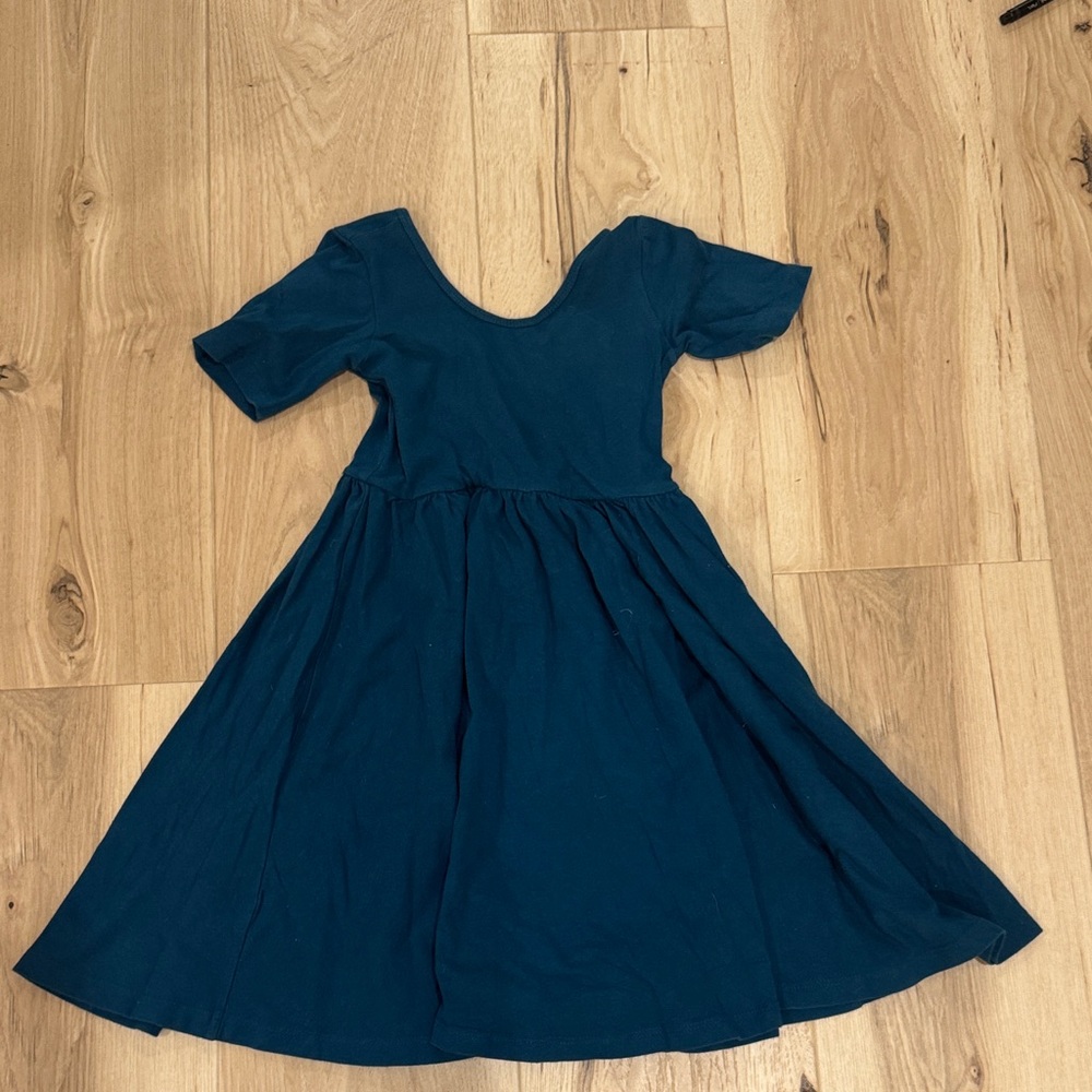 Alice and Ames girls dark blue dress
